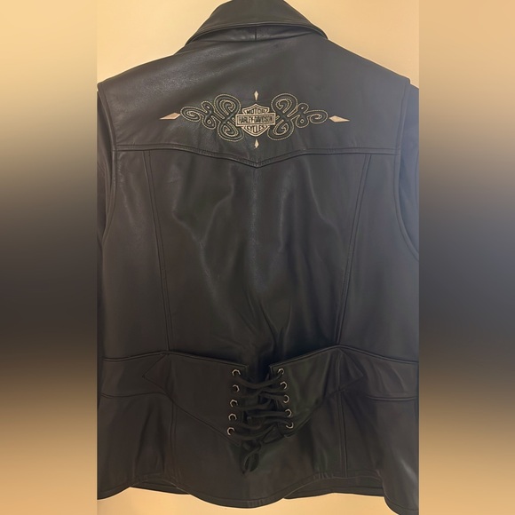 Harley Davidson Vintage Leather Jacket - Picture 1 of 10